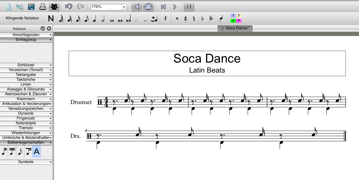 Drum Notation from Beginning to Advanced MuseScore